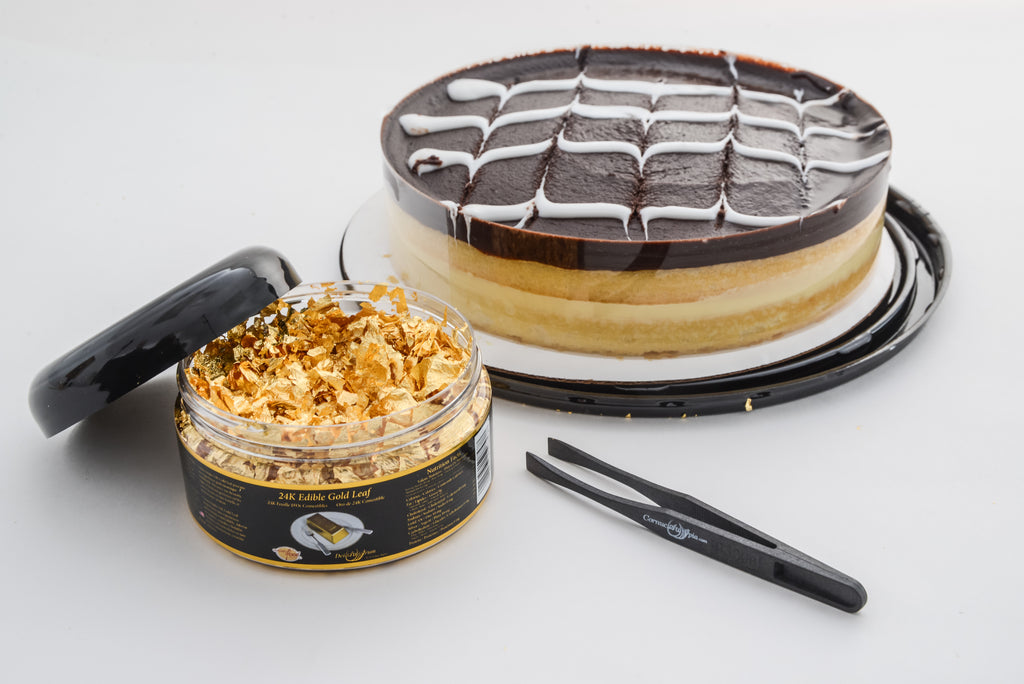 24K Edible Gold Leaf Flakes