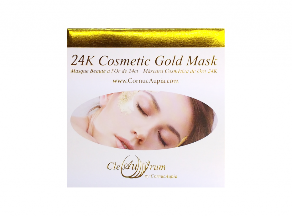 24K Gold Mask & Gold Leaf for Cosmetics 24K Gold Leaf Facial Mask Booklet