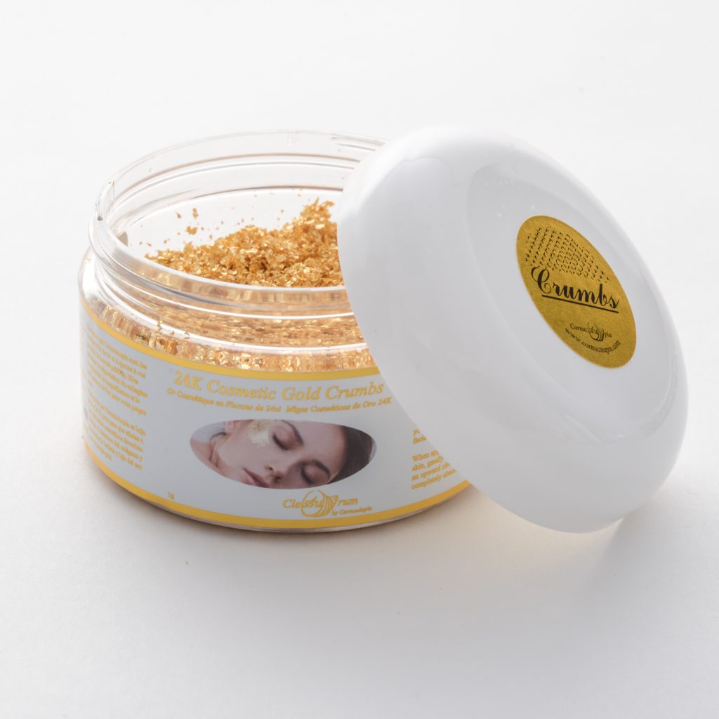 24K Gold for Cosmetics 24K Gold Leaf for Cosmetic Creams and more.